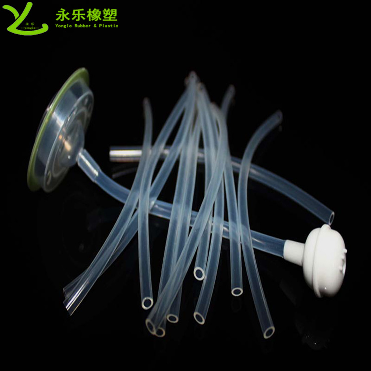擠出奶瓶硅膠管，食品級(jí)透明奶瓶硅膠管，耐高溫硅膠管