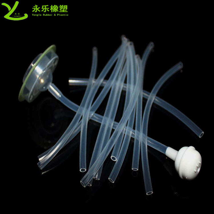 擠出奶瓶硅膠管，食品級(jí)透明奶瓶硅膠管，耐高溫硅膠管