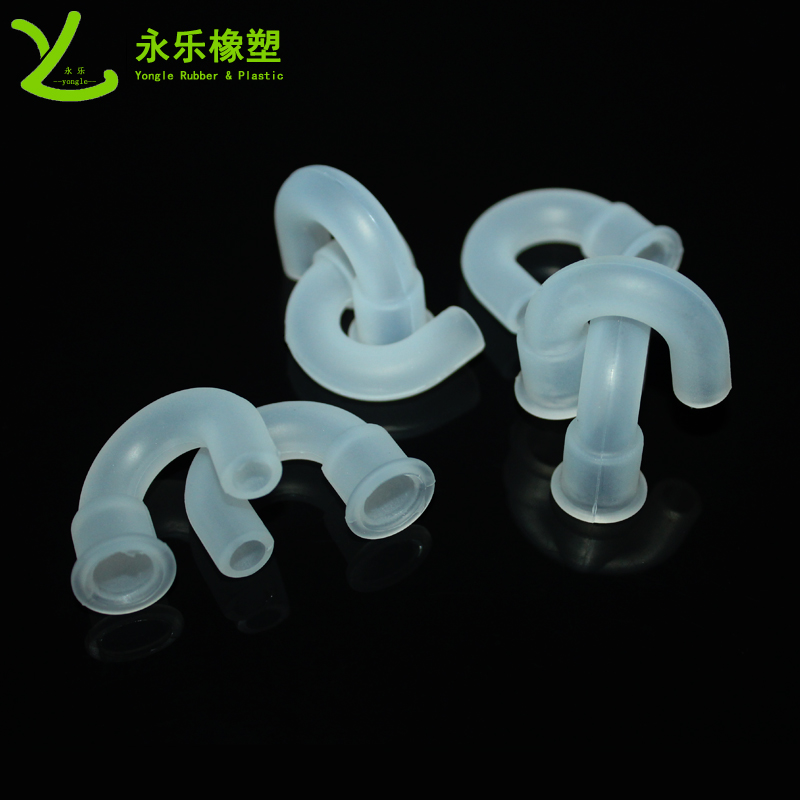 醫(yī)用硅膠彎管，模壓硅膠彎管，血氧儀硅膠彎管