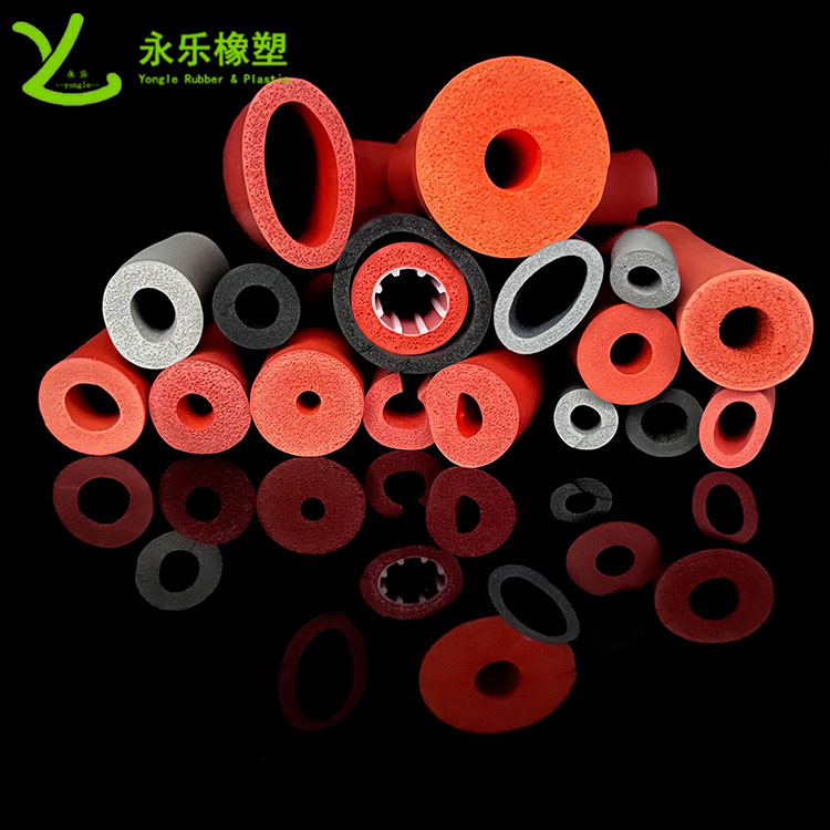 擠出發(fā)泡硅膠管，耐高溫發(fā)泡硅膠管，耐老化發(fā)泡硅膠管