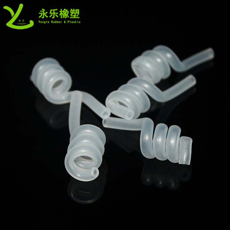硅膠吸管，螺旋硅膠管，食品級(jí)硅膠管