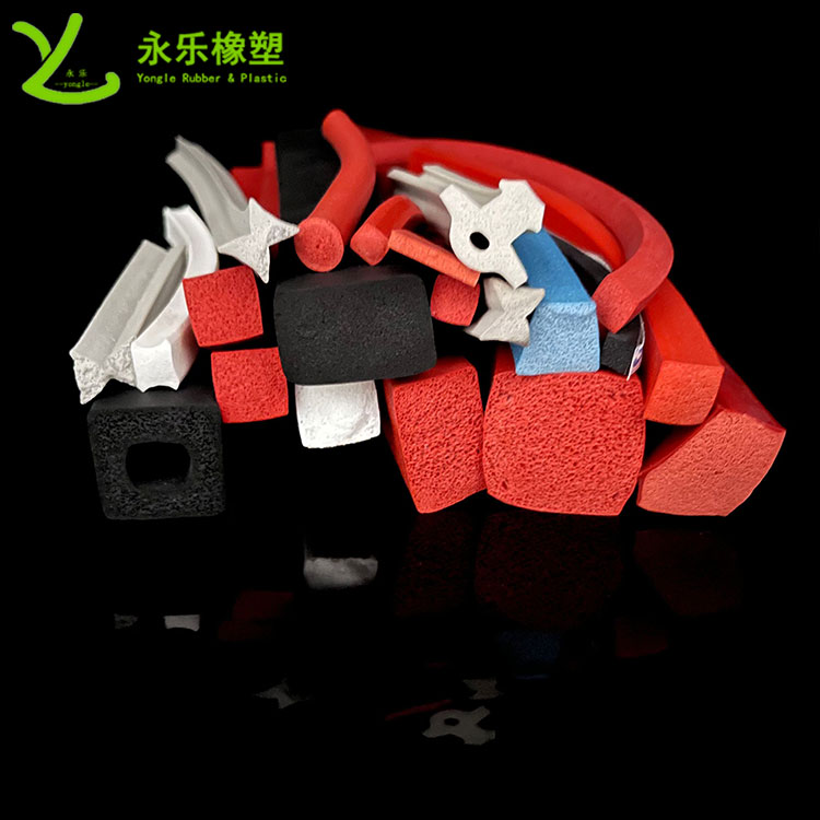 擠出發(fā)泡硅膠條，防水發(fā)泡硅膠條，耐高溫發(fā)泡硅膠條