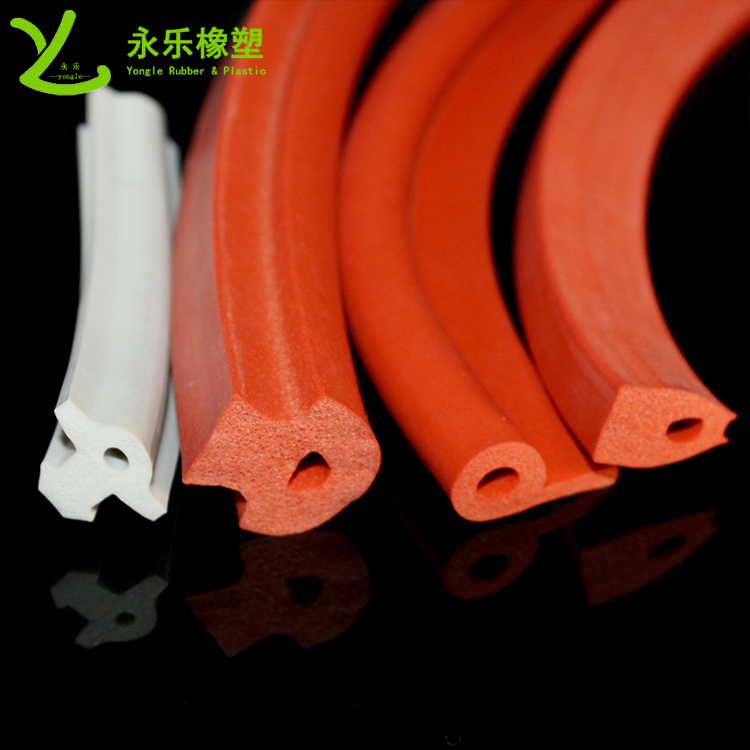 耐高溫發(fā)泡硅膠條，阻燃發(fā)泡硅膠條，細(xì)孔硅膠發(fā)泡條
