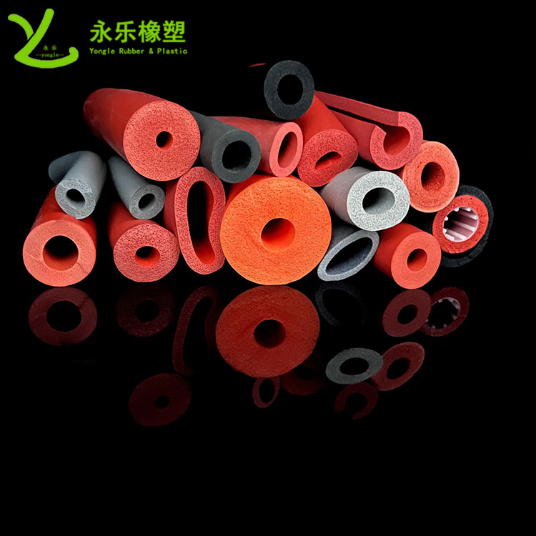 擠出發(fā)泡硅膠管，耐高溫發(fā)泡硅膠管，耐老化發(fā)泡硅膠管