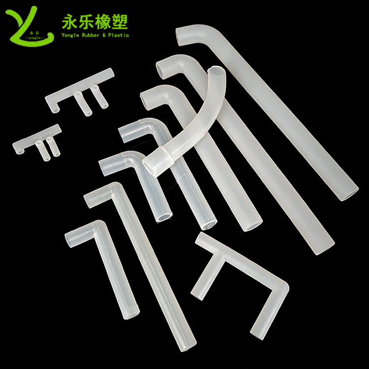 醫(yī)用硅膠彎管，模壓硅膠彎管，血氧儀硅膠彎管