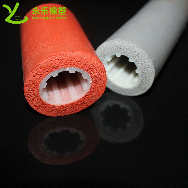 復合發(fā)泡硅膠管，耐高溫發(fā)泡硅膠管，保溫發(fā)泡硅膠管