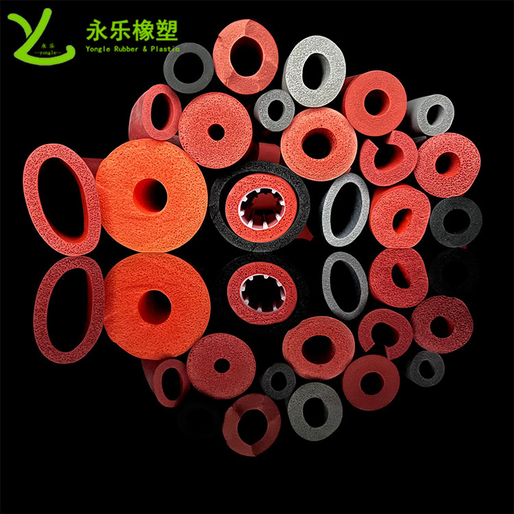 擠出發(fā)泡硅膠管，耐高溫發(fā)泡硅膠管，耐老化發(fā)泡硅膠管