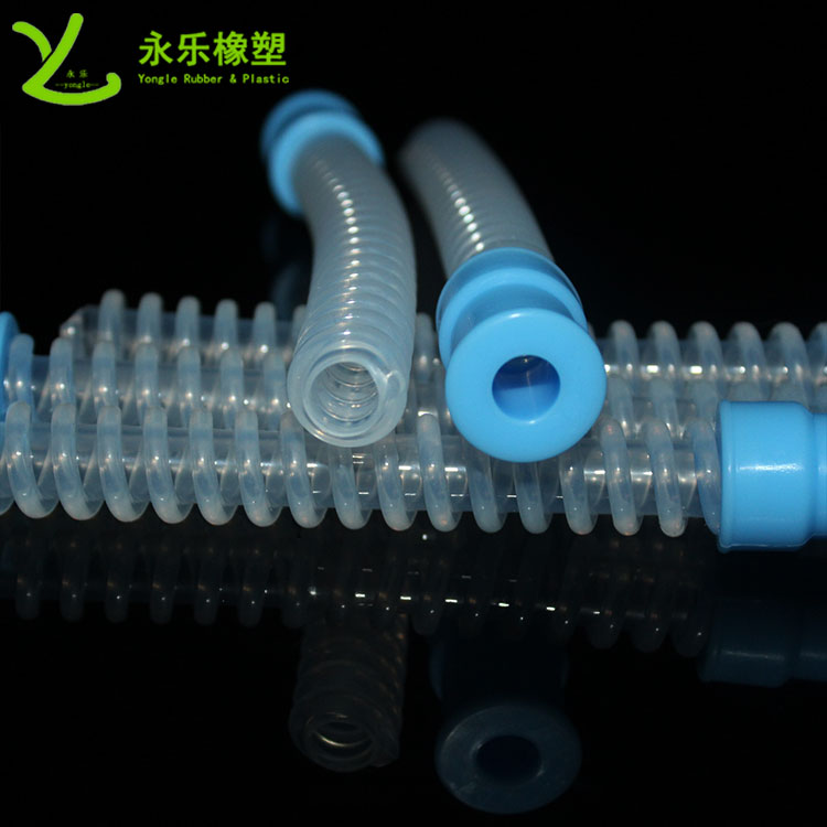 呼吸機(jī)硅膠波紋管，醫(yī)用硅膠波紋管，無氣味硅膠波紋管