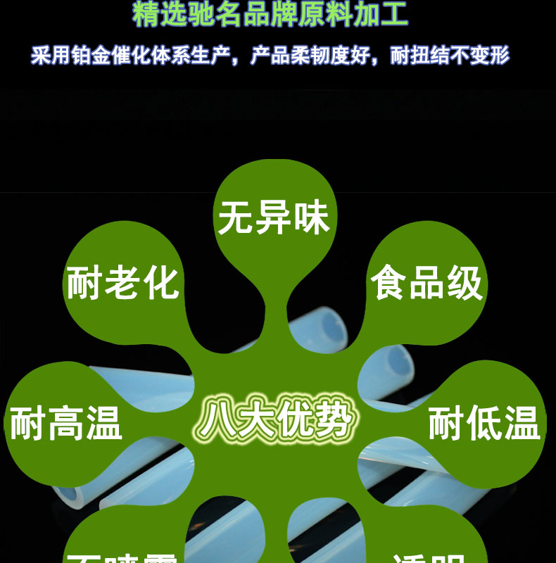 北辰食品級82#蠕動泵硅膠管